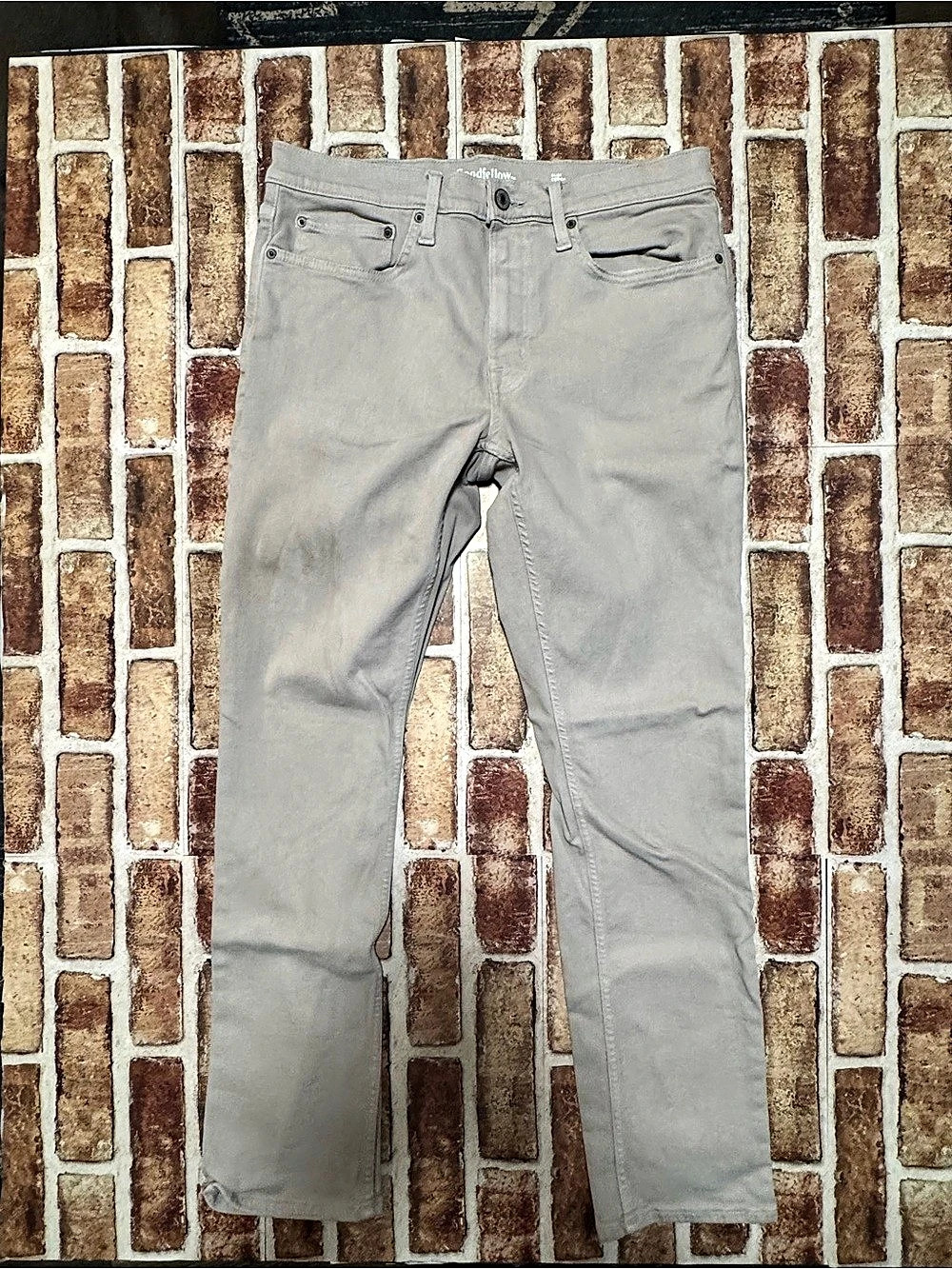 Goodfellow & Co Slim Fit Jeans Gray Waist 33x32